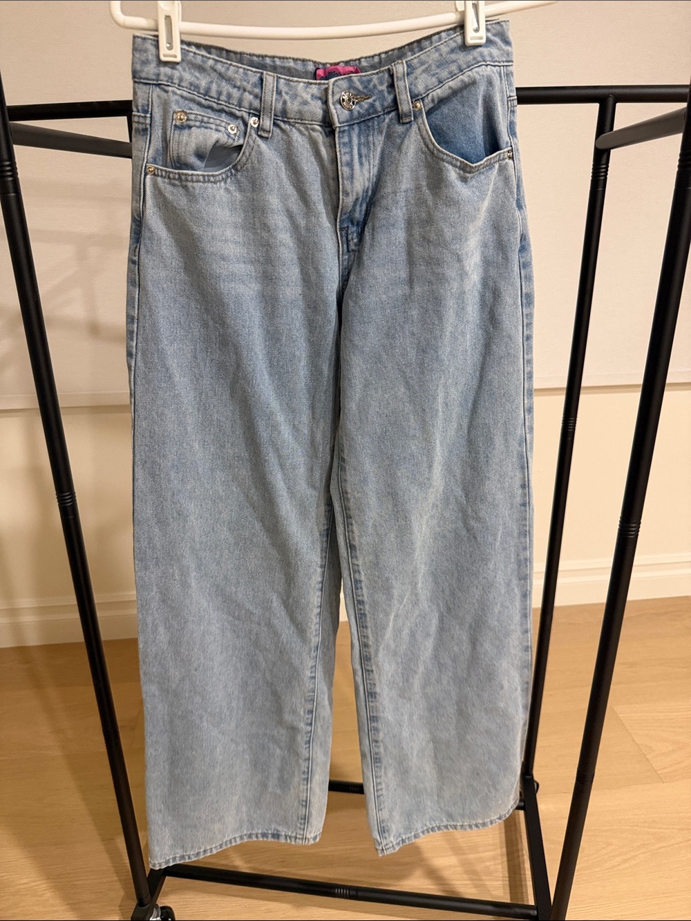Edikted Light Blue Relaxed Men’s Jeans